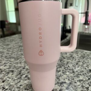 HydroJug Blush Pink Water Bottle with Handle